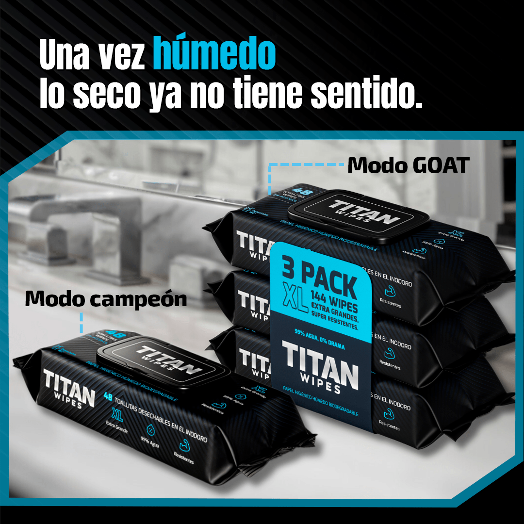 Titan Wipes - Pack de 3 - Titan Wipes