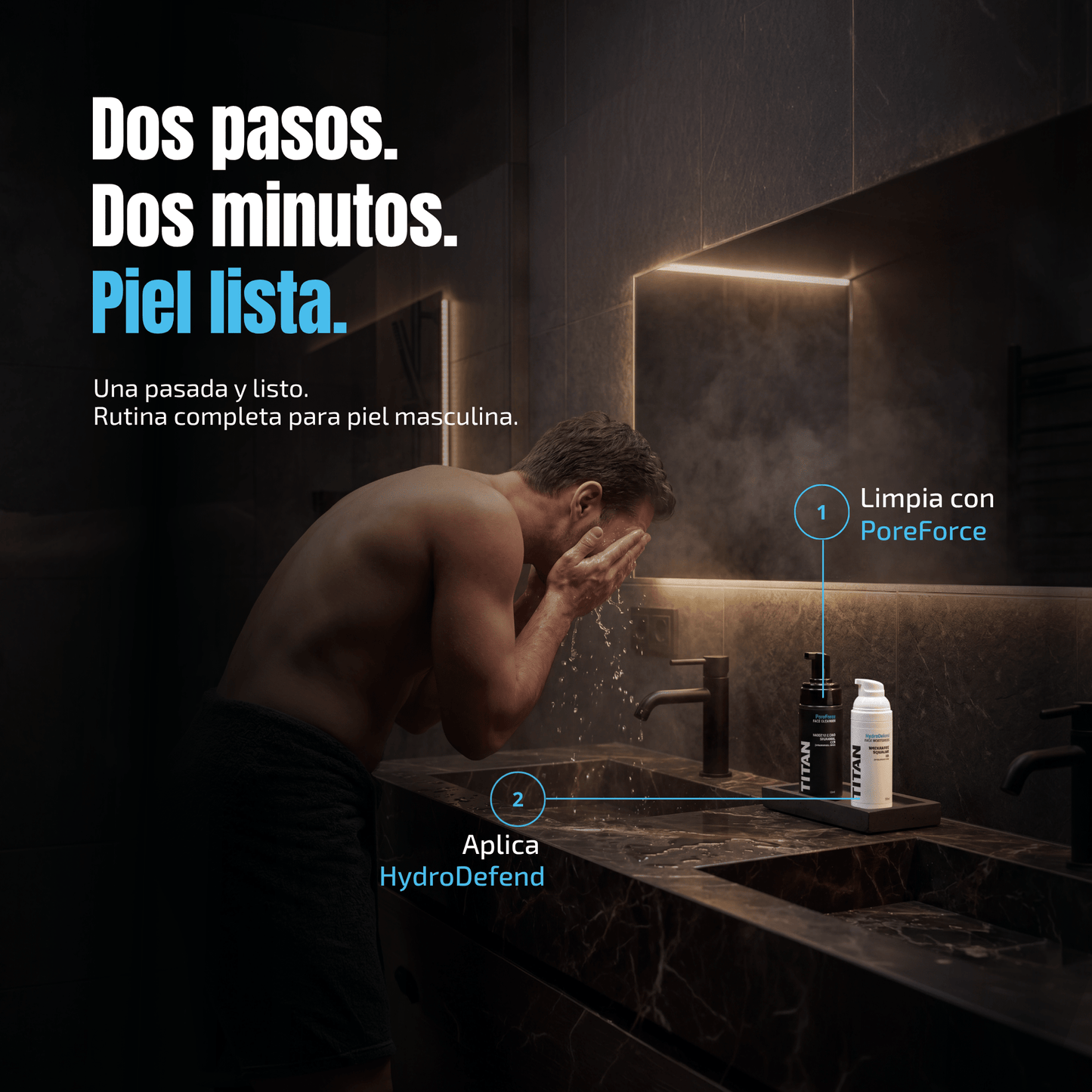 Titan Linea Skincare para Hombres - Titan Wipes