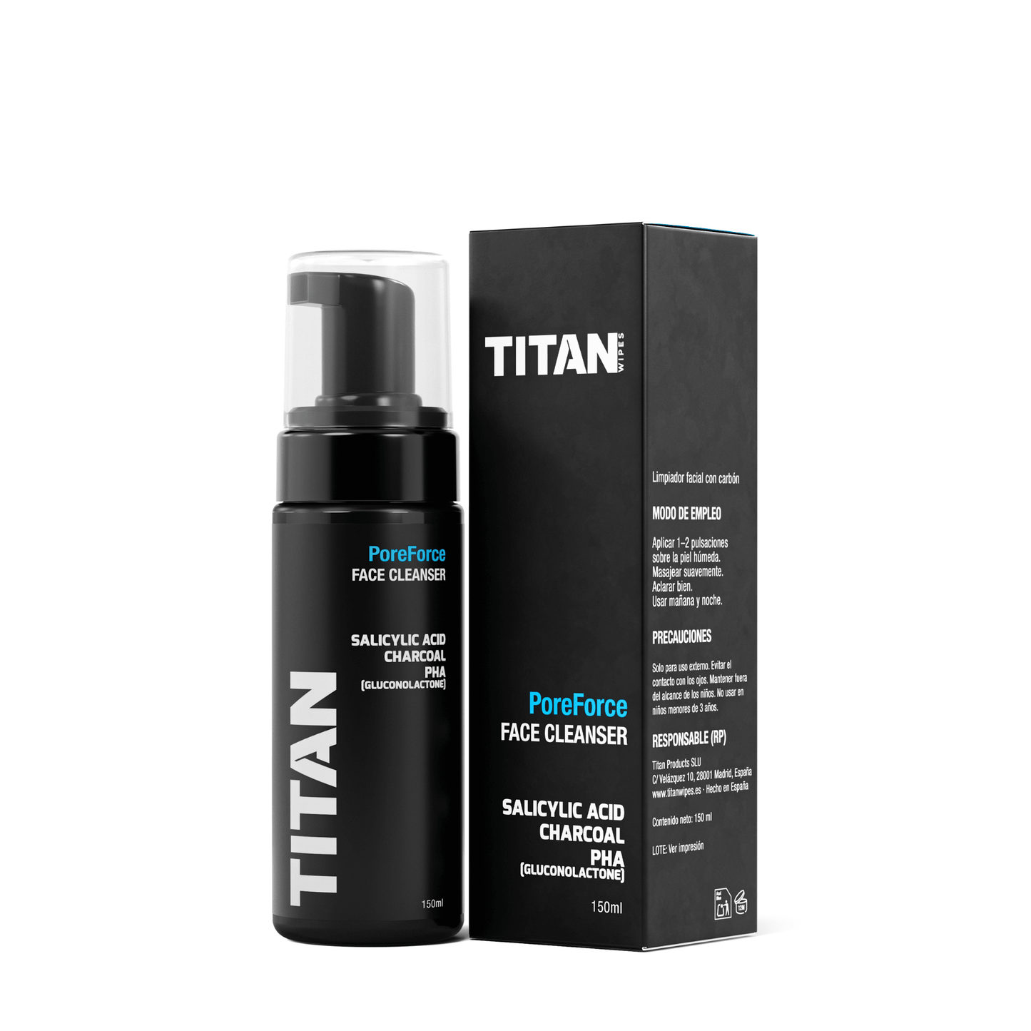 Titan Linea Skincare para Hombres - Titan Wipes