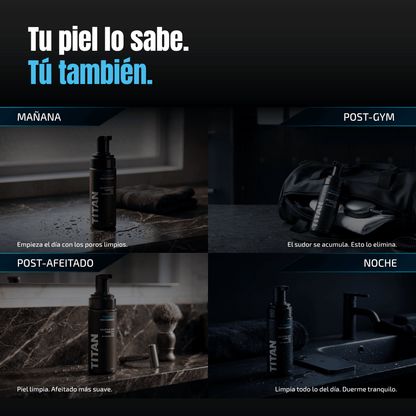 Titan Linea Skincare para Hombres - Titan Wipes