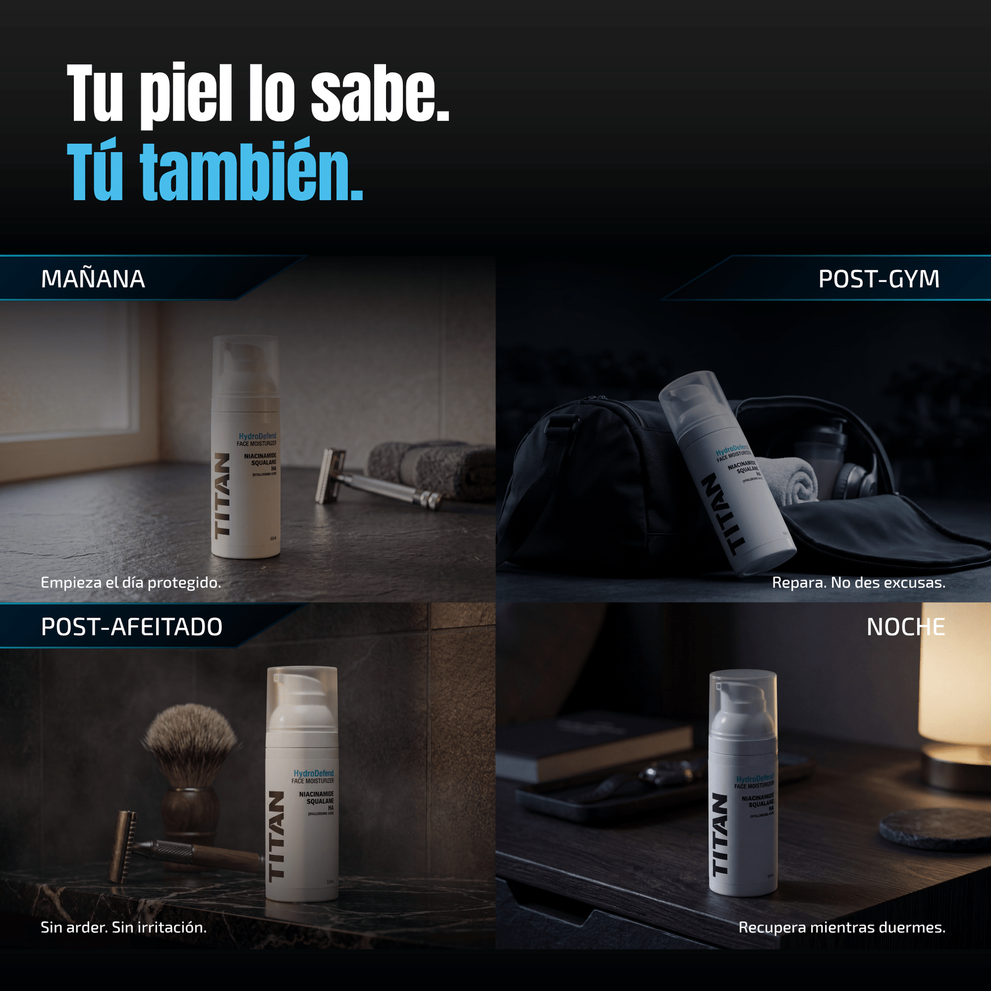 Titan Linea Skincare para Hombres - Titan Wipes